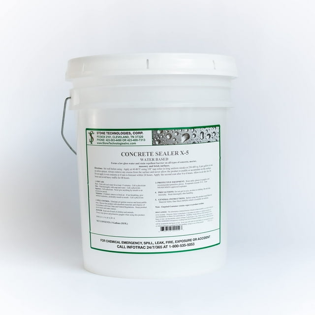 Stone Technologies Corp Scellant pour Béton à Fini Satiné X-5 (5 Gallons)