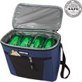 thumbnail image 5 of Fridge Pak, 12 Can Large Capacity Unisex Cooler Insulated Lunch Bag - Navy Blue, 5 of 6