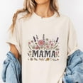 thumbnail image 2 of Mama T-Shirt, Wildflowers Mama T-shirt, Retro Mother's Day Shirt, Floral Mom Gift, Cute Mothers Day Outfit, Gifts for Mom, 2 of 7