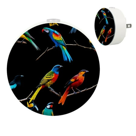 

YZUOUZY Lamp for Bedroom Night Lights Bedroom Lamps Set of 2 Peacocks