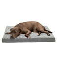thumbnail image 4 of FurHaven Ultra Plush Deluxe Full Support Orthopedic Deluxe Mattress Pet Bed for Dogs & Cats - Gray, Large, 4 of 11
