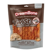 DreamBone Twists Wrapped with Chicken Rawhide-Free Dog Chews, 8.8 Oz. (36 Count)