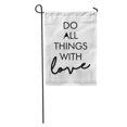 thumbnail image 1 of NUDECOR Do All Things Love in Lettering Motivation Garden Flag Decorative Flag House Banner 12x18 inch, 1 of 2