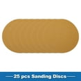 thumbnail image 3 of Unique Bargains Sanding Discs 9 Inch 800 Grit Round Hook and Loop Sandpaper Kraft Paper Yellow 25 Pcs, 3 of 6
