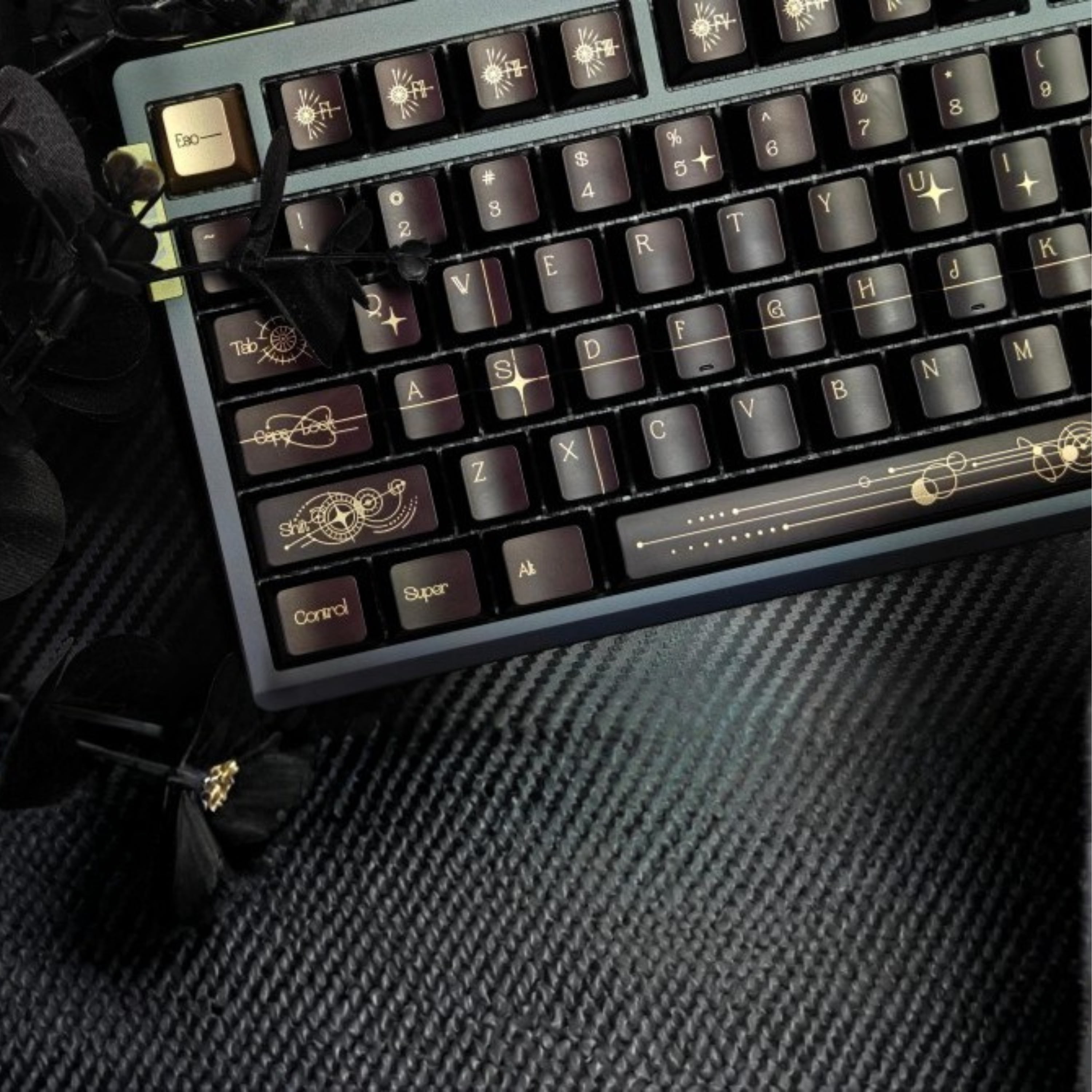 AULA AG75 Pro 75% 3rd Gen Hall Effect eSport Wired Gaming Keyboard, Dual-engine Structure, 8K poll rate, 0.001mm RT, 256K Scan Rate, Dual ARGB LED, Full Aluminum Body, Tool-free Customize-Shadow Gray