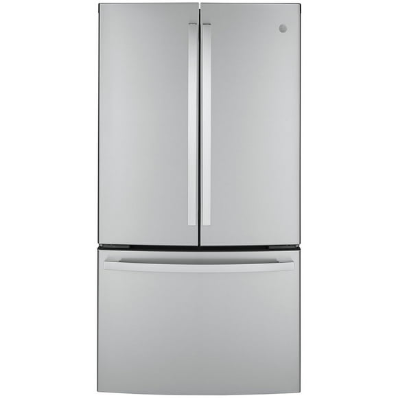 GE 23.1 Cu. Ft. Counter-Depth French-Door Refrigerator Fingerprint Resistant Stainless Steel - GWE23GYNFS