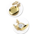 thumbnail image 3 of D-GROEE Classic Smooth Vintage Pocket Watch, Men Watch with Chain Christmas Graduation Birthday Gifts Fathers Day, 3 of 7