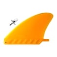 thumbnail image 2 of Aletas de tabla de surf Aletas de surf blandas Aletas de un solo centro fáciles de instalar Aletas de repuesto de un solo centro Aletas de centro para Naranja DYNWAVEMX cola de tabla de surf, 2 of 8