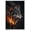 Unframe-style, variant on Majestic Wolf Wall Art Modern Forest Fire Wildlife Poster Living Room Decor