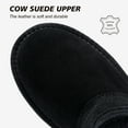 thumbnail image 4 of PUBOOM Women Snow Boots Genuine Suede Winter Ankle Booties Water-Resistant Slip on Warm Plush Lined Shoes, 4 of 10