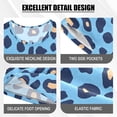 thumbnail image 4 of Blue Leopard Skin Pattern Summer Pajama Set Soft Cotton Short Sleeve Sleepwear 2PCS Pajama Sets Breathable Lounge Set Size 14Y, 4 of 7