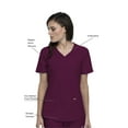 thumbnail image 3 of Cherokee Form Women's Scrubs Top V-Neck CK840, 3 of 6