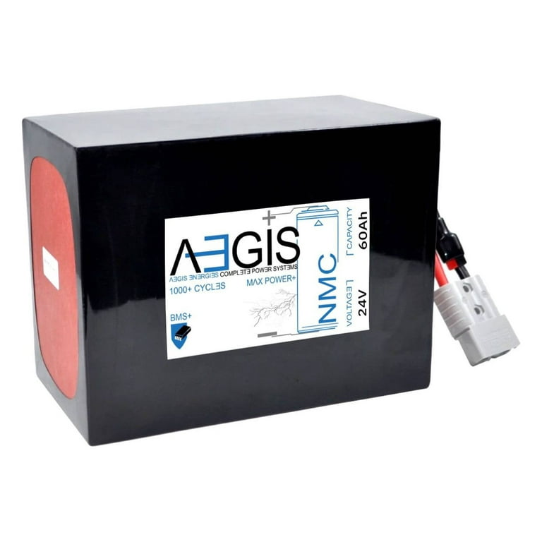 Aegis Battery 24V 60Ah Rechargeable High-Energy Li-Ion Battery