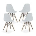 thumbnail image 1 of Sillas para Comedor Estilo Eames Shell Modernas Minimalistas Ergonomicas Ideal para Comedor Restaurantes y Cocinas Set de 4, 1 of 5