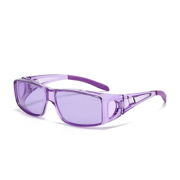 Gafas de visión nocturna polarizadas para conducción nocturna, antideslumbrantes, se ajustan sobre gafas de sol para hombres y mujeres, protección UV y alivio de la fatiga visual.