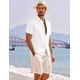 thumbnail image 2 of Camisa Casual Playa Guayabera Lino Manga Corta Para Hombre, 2 of 8