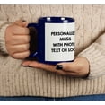thumbnail image 2 of Printtoo PersonalizedPhotoCollage CoffeeMugCustom Picture Ceramic CupDishwasher & Microwave Safe- 11 Oz -Blue, 2 of 6