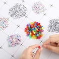 thumbnail image 3 of 4000pcs Pony Beads Kit, Including 2400pcs Rainbow Pony Beads And 1600pcs Letter Beads, 24 Colors 4 Styles Kandi Beads For Bracelets Jewelry Making Wit, 3 of 5