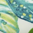thumbnail image 5 of Rizzy Home 22" Palms and Leaves Polyester Outdoor Pillow - Blue and Green, 5 of 10