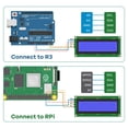 thumbnail image 4 of Módulo de Visualización LCD Hosyond para Arduino Raspberry Pi 1602 I2C IIC 16 x 02, 4 of 7