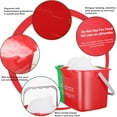 thumbnail image 2 of 4 Pcs Sanitizing Cleaning Bucket with Spout and Handle, 3 Quart Capacity for Home, Restaurant, Office, School - Red & Green, 2 of 6