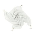thumbnail image 2 of MSJUHEG Head Scarves for Chemo,Turbans,Hair Scarf,Chemo Headwear,Head Wraps,Chiffon Square Head Scarf Lightweight Neck Scarves Hair Neckerchief White One Size, 2 of 4