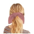 thumbnail image 2 of MSJUHEG Satin Scrunchies,Pearl Hair Tie,Hair Scarf Scrunchies,Pearl Bows,Long Bow,Scrunchie 1pc Holder Ties Hair Ponytail Bunny Satin Hair Ear for Headband B One Size, 2 of 4