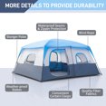 thumbnail image 6 of Ktaxon 14-Person Family Tent with Organizer for Camping Gear Portable Cabin Tent with Spacious Interior and Carry Bag, 6 of 12