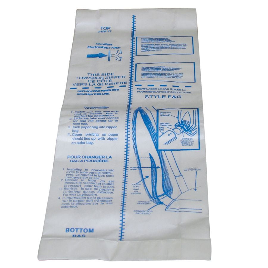 1Pc Eureka/Sanitaire Style F & G Micro Filter Vacuum Bags (9 PK)