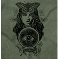 thumbnail image 2 of Butterfly Moth Spiritual Crystal Ball Women's Graphic T Shirt Tees Brisco Brands S, 2 of 6