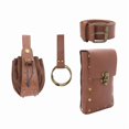 thumbnail image 2 of Medieval Leather Belt Pouch Renaissance Costume Accessories LARP Waist Bag Fanny Pack,Pu Leather Coin Purse Gifts, 2 of 11