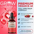 thumbnail image 2 of Grow Vitamin B Complex Liquid Drops - Fast Absorption, Natural Energy Boost, Mental Focus, Healthy Immune System, 2 of 6