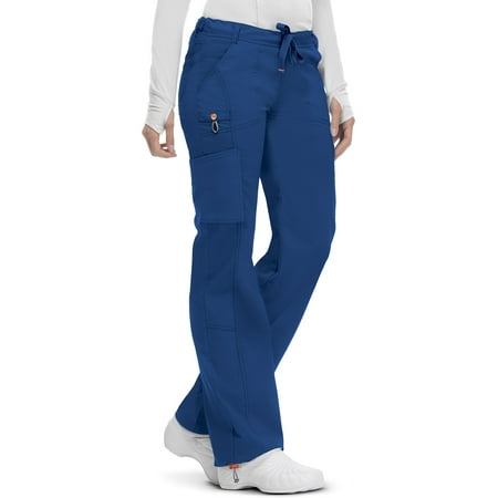 

Code Happy Bliss w/ Certainty Women s Plus Low Rise Straight Leg Drawstring Medical Scrub Pant 46000AB