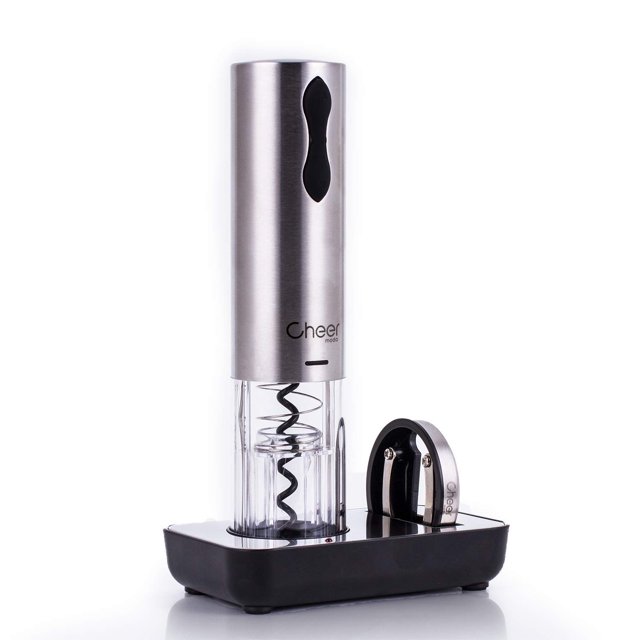 Abridor de vino eléctrico CHEER 7717-W121-13 de acero inoxidable