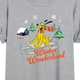 thumbnail image 3 of Disney - Winter Wonderland - Women's Oversized T-Shirt, 3 of 5