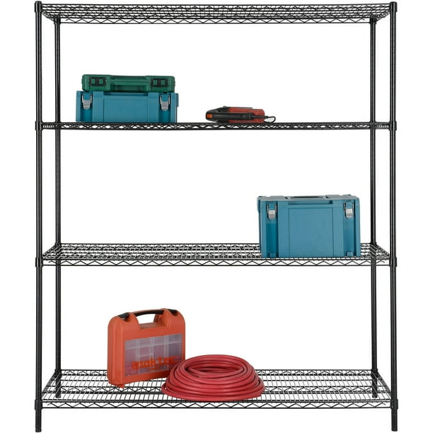 Excel 60 in. W x 72 in. H x 24 in. D Multi Purpose Heavy Duty 4Tier
