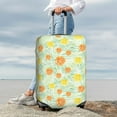 thumbnail image 7 of Pofeuu Tree Palms Lemon Print Luggage Suitcase Cover Protector Luggage Washable Covers Aesthetic for 18/24/28/32 inch Luggage（No luggage included）-X-Large, 7 of 7