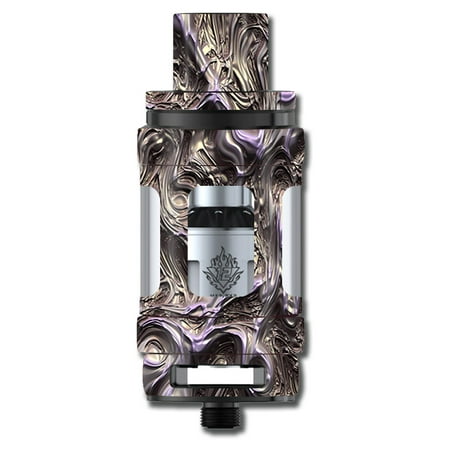 Skin Decal For Smok Tfv12 Cloud King Beast Tank Vape / Molten Melted Metal Liquid Formed