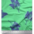thumbnail image 1 of Soimoi Cotton Duck Fabric Lavender Flower Fabric Prints By Yard 42 Inch Wide, 1 of 1