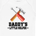 thumbnail image 4 of Inktastic Daddy Little Helper Tools Boys Baby Bodysuit, 4 of 5