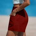 thumbnail image 4 of XuJwPNcy Womens Shorts Summer Causal Loose Wide Leg Shorts with Pockets Trendy Stretch Beach Shorts, 4 of 7