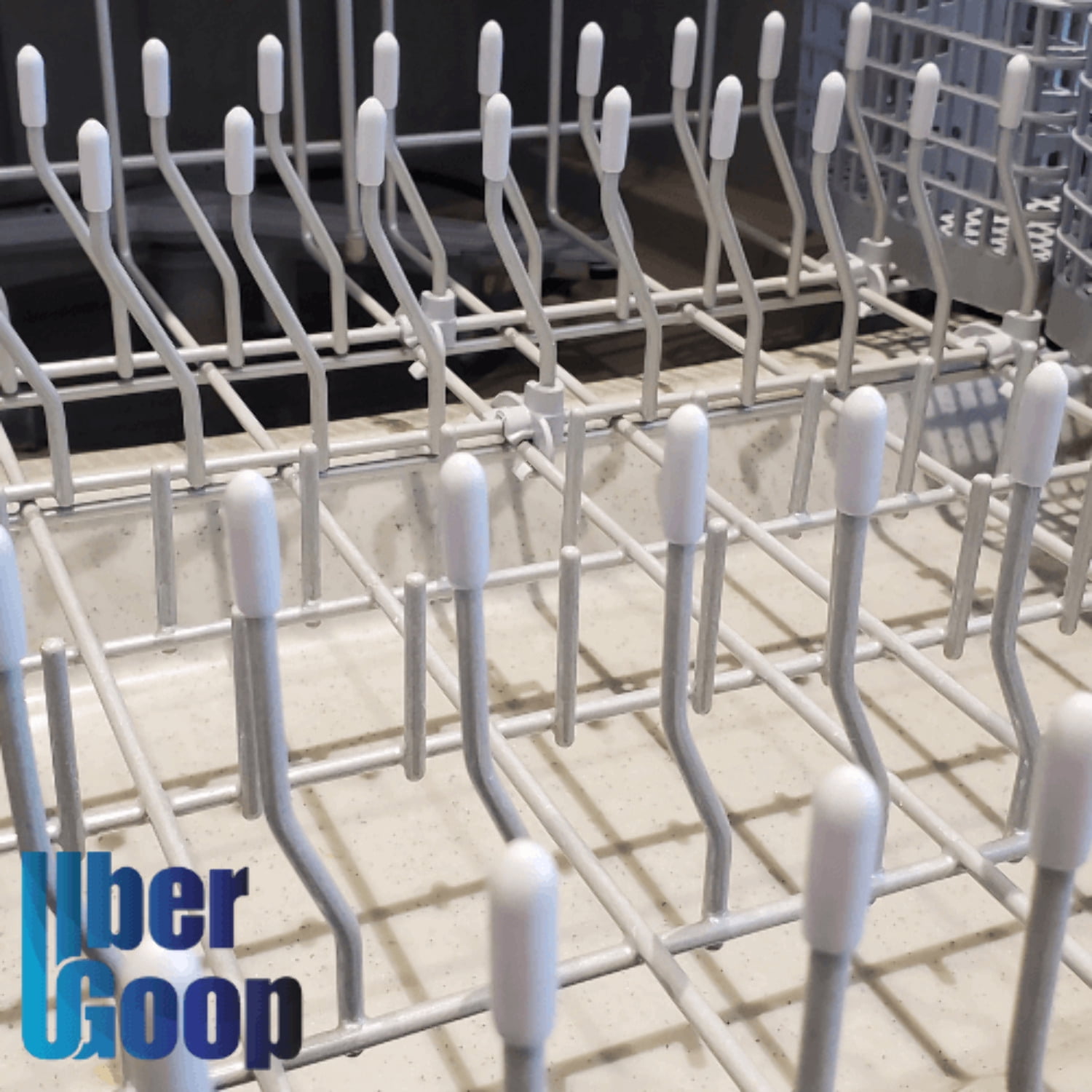 Uber Goop™ White Dishwasher Rack Coating w/50 caps - 1 oz