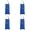 Blue, variant on Upside Down Tomato Planter & Hanging Strawberry Planter - 9.84x23.62 Inch Breathable PE Grow Bags with Multiple Holes & Sturdy Straps for Vegetables, Herbs, Peppers, Potatoes