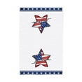 thumbnail image 2 of geerera Patriotic Hand Towels, Red White Blue Themed Absorbent Bathroom Towels for 4th of July, Independence Day Kitchen and Home Decor 15.75×23.62in, 2 of 6