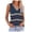 Blue, variant on VNKIDY Womens V Neck Color Block Striped Tank Top Sleeveless Casual Loose Fit Breathable Top For Summer Casual Daily Wear White XXXXXL