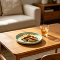 thumbnail image 4 of Green Large Round Serving Tray, 20 cm, for snack and dessert, Green use in kitchen, 4 of 4