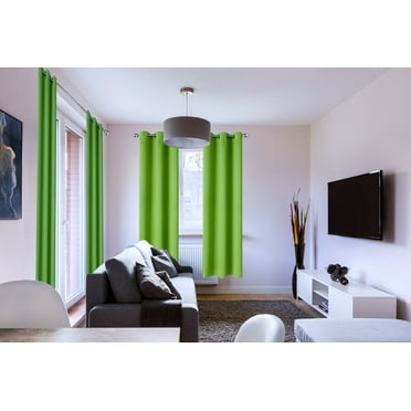 SAMIMPORT-2011 Thermal Insulated Blackout Curtains, Hot Pink, 37” x 63” (2 Panels)