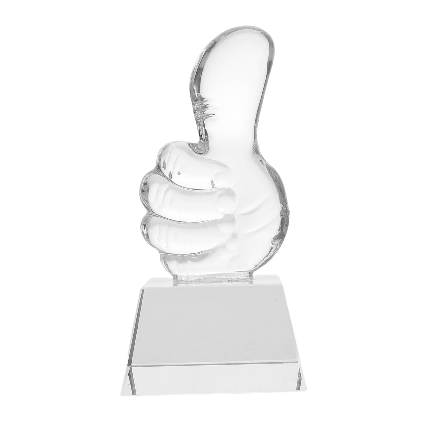 TAILTOSS Hand Gesture Statue Mini Award Trophies Crystal 1Set