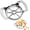 Silver, variant on Small Apple Corer Tool Stainless Steel Cool Kitchen Gadgets Fruits Core Remover for Coring Pears Tomatoes Bell Peppers Fuji Honeycrisp Gala Cupcake Small Vegetables - Black