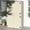 khaki, variant on Dextrus Vertical Resin Outdoor Storage, 50 cubic feet without Shelving for Garden Garage Poolside, Locking Capability, Khaki